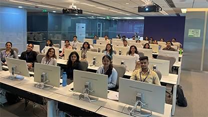 Xavier Institute of Management and Research (XIMR) Students Visit Bloomberg Mumbai Office